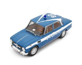 Alfa Romeo Giulia Super 1969 S.Volante BLU Laudoracing 1:18 Resinemodell (Türen, Motorhaube... nicht zu öffnen!)